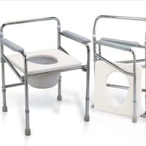 Alternative view of เก้าอี้นั่งถ่ายพับได้ เหล็กชุป commode chair